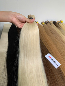 Cheveux humains de qualité supérieure sans perte de cheveux, 100 % vierges vietnamiens, couleur blond clair, doux et lisses, Super Double, de la marque NASA HAIR VIETNAM - Product Image 4