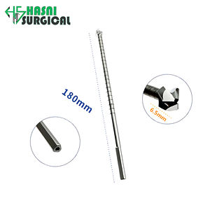 Instrumento ortopédico para medicina deportiva: Broca hueca esférica canulada para reparación del ligamento cruzado y fémur - Product Image 2