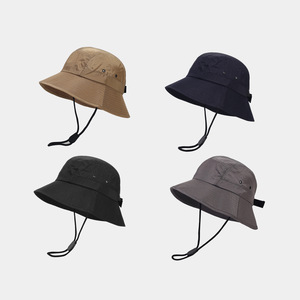 Custom Canvas Fisherman Summer Waterproof Quick Dry Sun Bucket Hats Quick Dry Breathable Wide Brim Fishermen Bucket Hat - Product Image 3