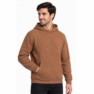 <b>Mens</b> Embroidered Waffle Knit Hoodie Pullover Casual <b>Thermal</b> Long Sleeve Sports Streetwear Winter Pocket Hooded Sweatshirt Custom - Product Image 4
