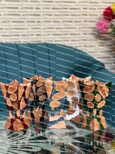 Quemador de incienso Bakhoor de madera hecho a mano con resina epoxi, soporte para Oud árabe, fragancia para el hogar, decoración para Ramadán - Product Image 3