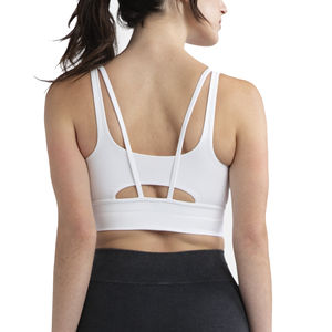 Sujetadores deportivos ajustables personalizados para mujer, ropa interior de yoga, sujetador deportivo con cremallera frontal para correr, sujetador deportivo push-up, venta al por mayor - Product Image 6