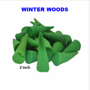 Natural Winter Woods <b>Incense</b> <b>Cones</b> Wholesale Supply From Best Brand <b>Incense</b> <b>Cones</b> (Green) - Product Image 1