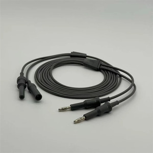 คีมจับหลอดเลือดแบบใช้ซ้ำได้ Jamso Industries JI-4493 พร้อมสายเชื่อมต่อแบบ US 2 พิน ขนาด 4 มม. สำหรับการผ่าตัดทั่วไป (CE) - Product Image 3