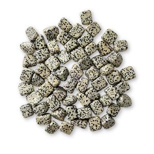 Piedras pulidas de jaspe dalmático natural, jaspe moteado, cristal curativo para Reiki, meditación, energía, decoración, venta al por mayor - Product Image 1