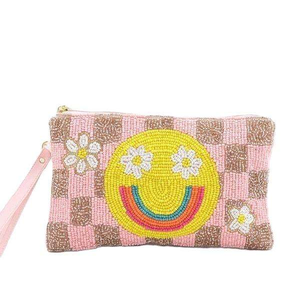 Pochette à monnaie vintage brodée de perles, style bohème, vente en gros de porte-monnaie perlés avec motifs faits main complexes - Product Image 2
