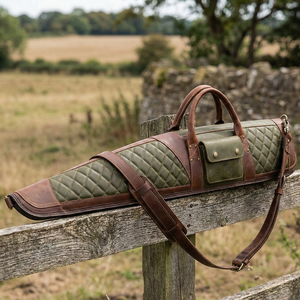 Housse de protection pour arme à feu en cuir de qualité supérieure, pratique à transporter, pour la chasse au gros gibier. Housses d'armes de haute qualité. - Product Image 3