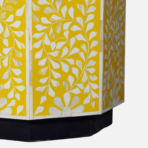 Modern <b>Round</b> Bone Inlay Table Side Stool with Customized Size and Inlay Design Home Decoration FAIZA CRAFT - Product Image 5