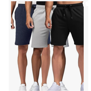 Pantalones Cortos de Algodón 100% para Hombre, Color Sólido, con Cordón Ajustable y Bolsillos Laterales, Diseño Casual de BD, Gran Venta - Product Image 1