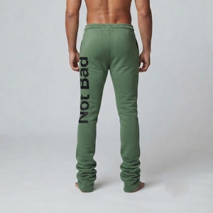 Pantalones Deportivos de Hombre, Corte Ajustado, con Cordón, Bolsillos y Estilo Jogger, Largos, para Descansar - Product Image 2