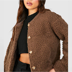 Fabricant de vêtements sur mesure : Vestes pour femmes, streetwear, hiver, chaudes, tendance, unies, longues, coupe ample - Product Image 3