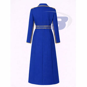 Abrigo de Lana de Alta Calidad para Mujer con Cinturón, Estilo Trench Coat, Maxi Abrigo de Lana Universitario, para Miembros de la Hermandad Sigma Gamma Rho (SGR) - Product Image 2