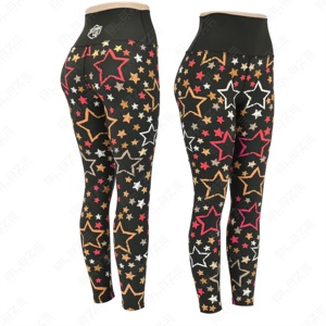 OEM Wholesale Elastic Waist Yoga Leggings High Waist Workout Sports Pants Breathable Sweat Wicking Seamless Spandex Leggings - Product Image 1