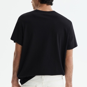 T-shirts pour hommes, fabricant professionnel, 100% coton, col rond, coupe ample - Product Image 3