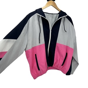 Chaqueta cortavientos de nuevo diseño para mujer, multicolor, impermeable, de secado rápido, con capucha. - Product Image 3