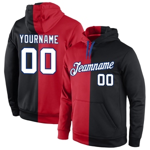 Wholesale Direct Industry New Design Custom Stitched Royal <b>Pink</b>-White Polyester/Cotton Patchwork Loose Men's Sweatshirt <b>Hoodie</b> - Product Image 1