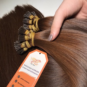 Vietnamien 100% Remy naturel kératine I conseils Double dessiné 1g/1Tip matière première prix usine vente en gros-haute Extensions de cheveux humains - Product Image 5