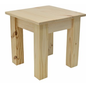 Handcrafted Rustic <b>Pine</b> Wood Side <b>Table</b> - Wholesale from India - Product Image 1