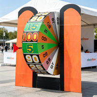 Roue de la Fortune Personnalisée Qinlong pour Diffusion en Direct, Roue de la Fortune à une Roue, Roue de la Fortune à Prix pour Jeux de Carnaval
