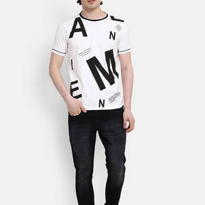 Camiseta de Hombre de Alta Calidad 100% Algodón con Bordado Personalizado, Manga Corta, Cuello Redondo, Corte Regular, Transpirable, Sólida y Ligera - Product Image 4