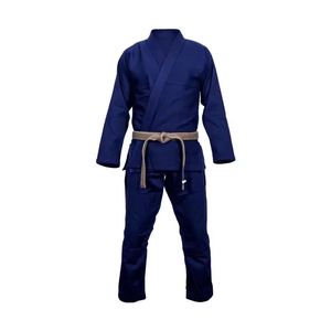 Uniforme Profesional de Artes Marciales Negro, Kimono de BJJ de Color Sólido, Uniforme de Karate Negro Resistente para Adultos - Product Image 4
