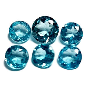 นีออนสีฟ้า apatite รูปไข่ cabochons ปรับขนาดตัดรูปร่างทั้งหมดสั่งซื้อตามต้องการราคาขายส่งธรรมชาติทั้งหมด - Product Image 2