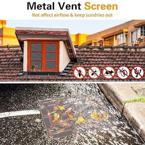 Confezione da 6 Reti Metalliche Robuste Antiruggine Fai-da-te, Rete in Acciaio Inossidabile a 20 Maglie per Gabbie e Recinzioni, Rete Metallica da 12x8 Pollici per Progetti - Product Image 2