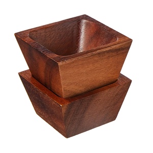 Bol en bois d'acacia 100% fait à la main, résistant aux fuites, pour la maison, l'hôtel et le Restaurant, 100% - Product Image 5