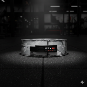 เข็มขัดพยุงหลัง Rexfit Sports สำหรับยกน้ำหนักหนัก ทำจากหนังแท้ เหมาะสำหรับการออกกำลังกายและการฝึกความแข็งแรง - Product Image 1