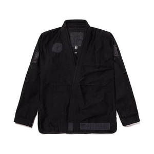 Kimono BJJ pour la série 81 ICED & MURDRD Co Uniform JIU JITSU BRAZILIAN Noir 100% Coton 440g Léger - Product Image 1