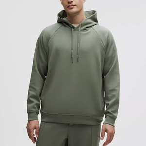 เสื้อฮู้ดดี้ทรงปกติสำหรับผู้ชาย ผ้าฝ้ายพรีเมียม 100% พิมพ์โลโก้ตามสั่ง ลายเรียบยอดนิยม เนื้อผ้าอุ่น - Product Image 6