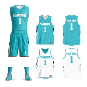 Uniforme de Baloncesto con Costuras Resistentes y Diseño Atlético, Conjunto de Uniforme de Baloncesto Personalizado para Equipos - Product Image 1