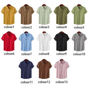Summer New Short Sleeve Pure Cotton <b>T</b>-<b>Shirt</b> for Men Women Unisex Trendy Loose Fit American Street Style Large Letter Solid - Product Image 2