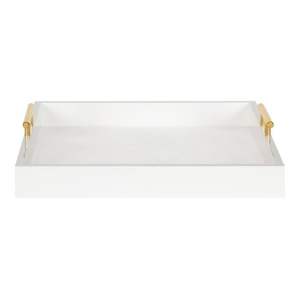 Bandeja de servir de madera estilo antiguo para cocina, mesa de comedor, desayuno, té, café, refrigerios, comida y decoración de mesa en el hogar. - Product Image 6