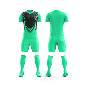 Ensemble d'uniformes de football sur mesure, maillot en polyester |   Tailles pour hommes, femmes et jeunes |   Vêtements de sport légers à séchage rapide en gros - Product Image 6