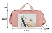 Sac de sport Oxford durable très vendu, grande capacité, tissu imperméable, compartiment à chaussures, pour voyage en extérieur, unisexe, fermeture éclair, souple