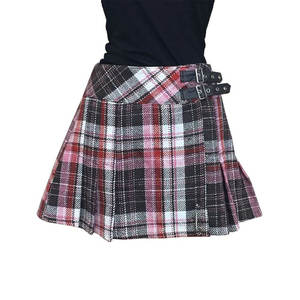 Kilt écossais plissé sur mesure pour femme, motif tartan Moffat, longueur 14 pouces, collection 2026 - Product Image 1