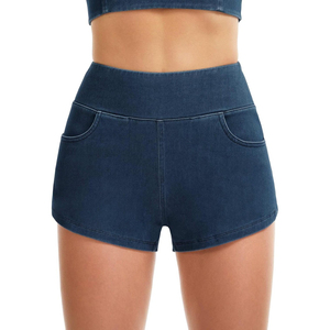 Shorts de Cintura Media para Mujer, de Poliéster/Nailon, con Bolsillos, Transpirables, Ecológicos, de Secado Rápido, Corte Ajustado - Product Image 1