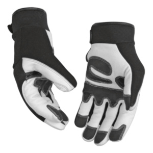 Gants de sécurité en cuir de vachette grainé de qualité supérieure, anti-impact, robustes, protection industrielle, avec élastique froncé - Product Image 2