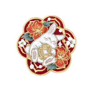 High Quality Custom 3D Embroidery Patches Colorful Cartoon <b>Animal</b> Design Iron On Sew On Badge for Clothing Hats Bags Streetwear - Product Image 1