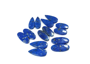 Natural Lapis Lazuli Pair Cabochon Healing Crystal Quartz Wholesale Bulk Loose Gemstone Chakra Spiritual Reiki Raw - Product Image 4