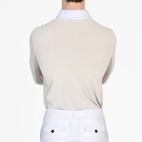 Vêtements de sport légers d'été, broderie de logo personnalisée, respirants, séchage rapide, unisexes, sous-vêtements d'équitation