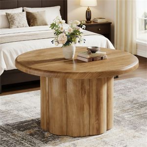 Tavolino da Caffè Rotondo Elegante con Design Moderno - Product Image 2