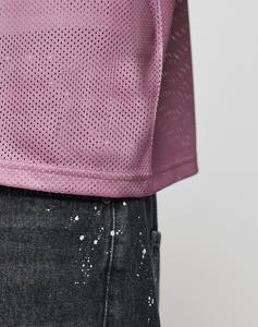 Maillot de football américain respirant à manches longues et coupe oversize en maille, style streetwear décontracté en polyester, maillot Y2K - Product Image 5