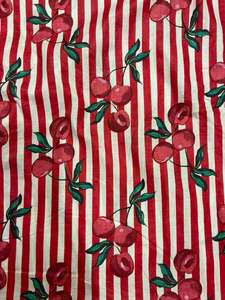 100% Organic Cotton Cambric Fabric Indian Charry Screen Printed Clothing Quilting Home Dcor Lightweight Eco-Friendly Bags - Product Image 3