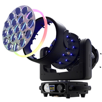 SHEHDS 19x20W RGBWAUV Beam Moving Head Wash Stage Light DMX512 Modelo Privado Luces DJ para KTV Fiesta Bar Concierto