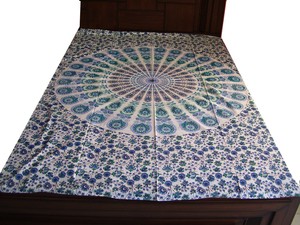 Tapisserie murale imprimée lavable UMRAV DESIGN, motif Mandala Indien, Éléphant, Hippie, Bohème, Géométrique, pour la maison et le dortoir, personnalisable - Product Image 4