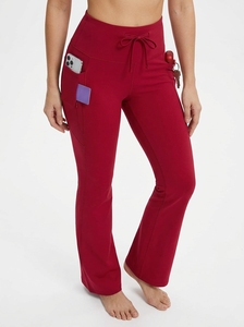 women wide leg <b>yoga</b> pants high waist <b>flared</b> <b>leggings</b> comfortable stretch workout pants for gym fitness and casual wear - Product Image 4