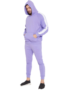 Conjunto Deportivo Informal para Hombre, Transpirable y Cómodo, Talla Grande, con Capucha, 100% Algodón, para Correr - Product Image 4
