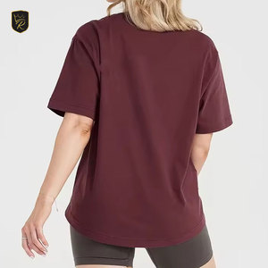 เสื้อยืดโอเวอร์ไซส์ผู้หญิงลำลอง ผ้าฝ้ายระบายอากาศ ทรงหลวม แขนสั้น แฟชั่นฤดูร้อน สวมใส่สบายทุกวัน - Product Image 3